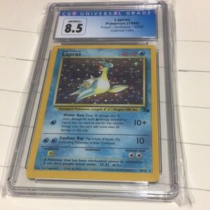 Lapras Pokemon 1999 Fossil Unlimited-10/62 HOLO